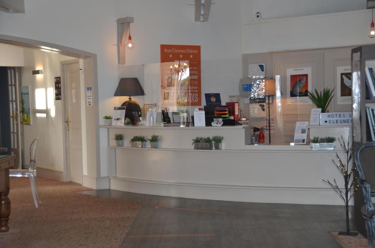 Hotel Et Spa Les Cleunes Oleron แซ็ง-โทรจง-เลส์-แบ็งส์ ภายนอก รูปภาพ